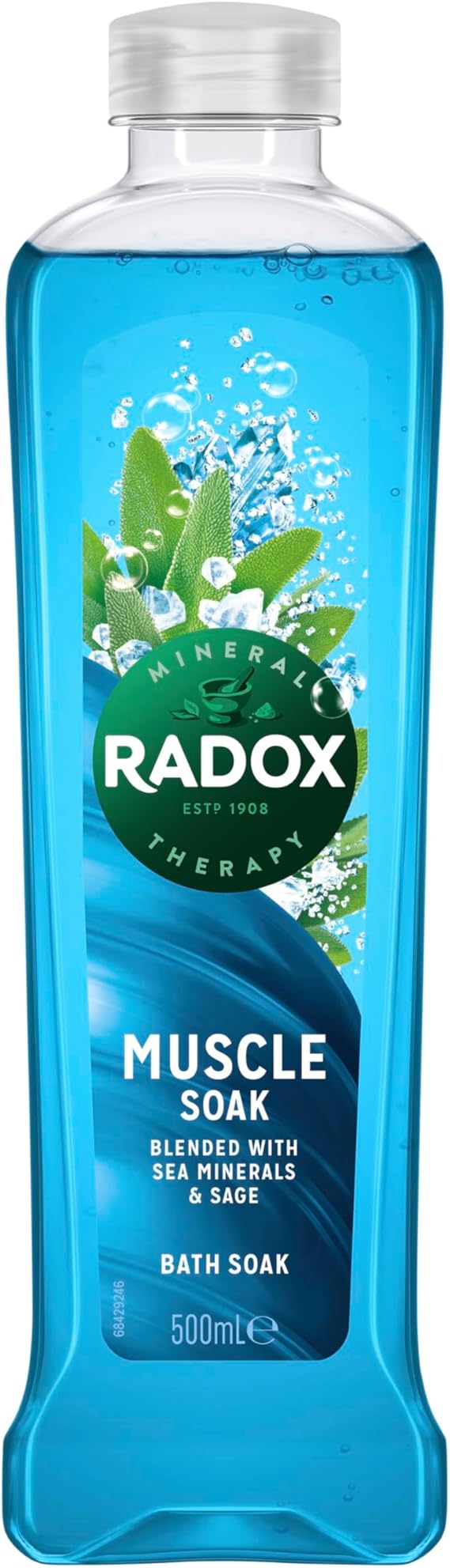  Radox Muscle Soak Bath Soak 500ml with Sea Minerals & Sage
