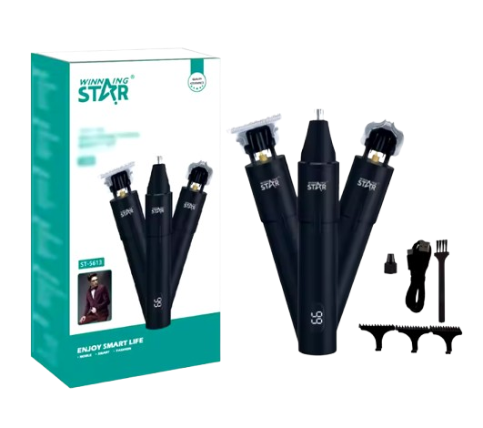 WINNING STAR Professional Rechargeable Electric Replacement Blade ST-5613 Men Barber Machine Hair Trimmers Clipper Set