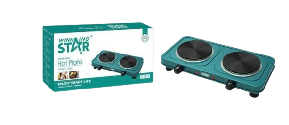 Winning Star Double Hot Plate - ST-9638