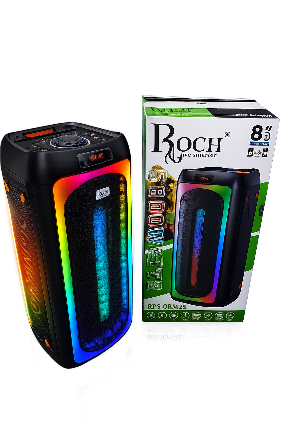 ROCH RECHARGEABLE PARTY SPEAKERRPS RPS-08M2S