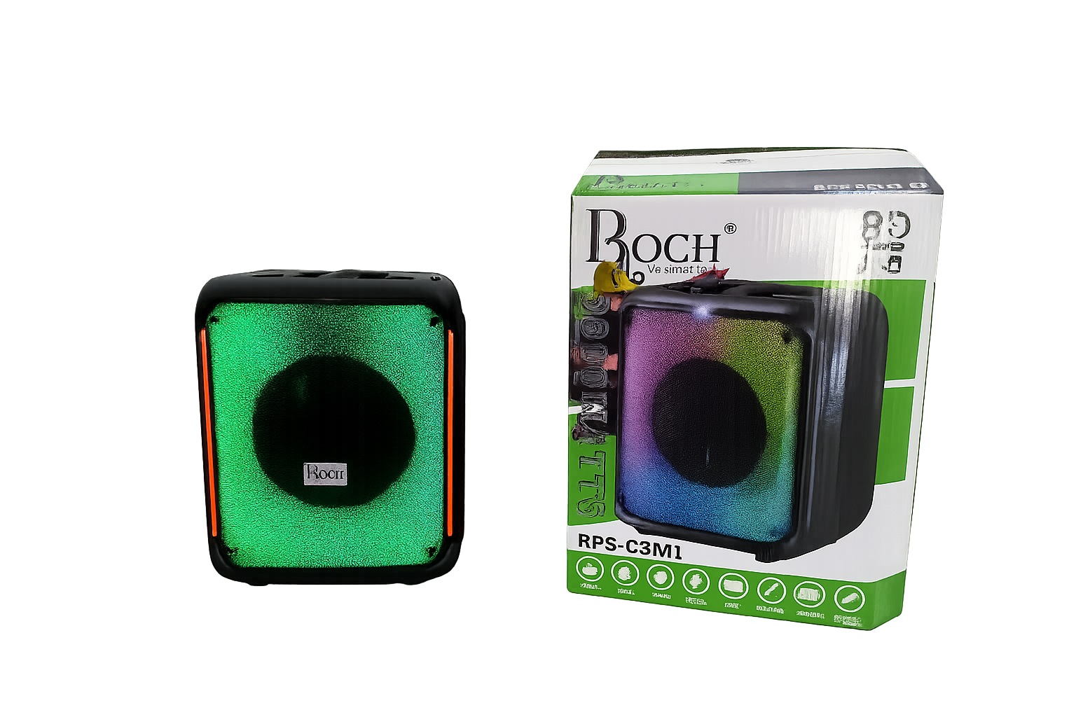 RECHARGEABLE PARTY SPEAKERRPS RPS-08M1