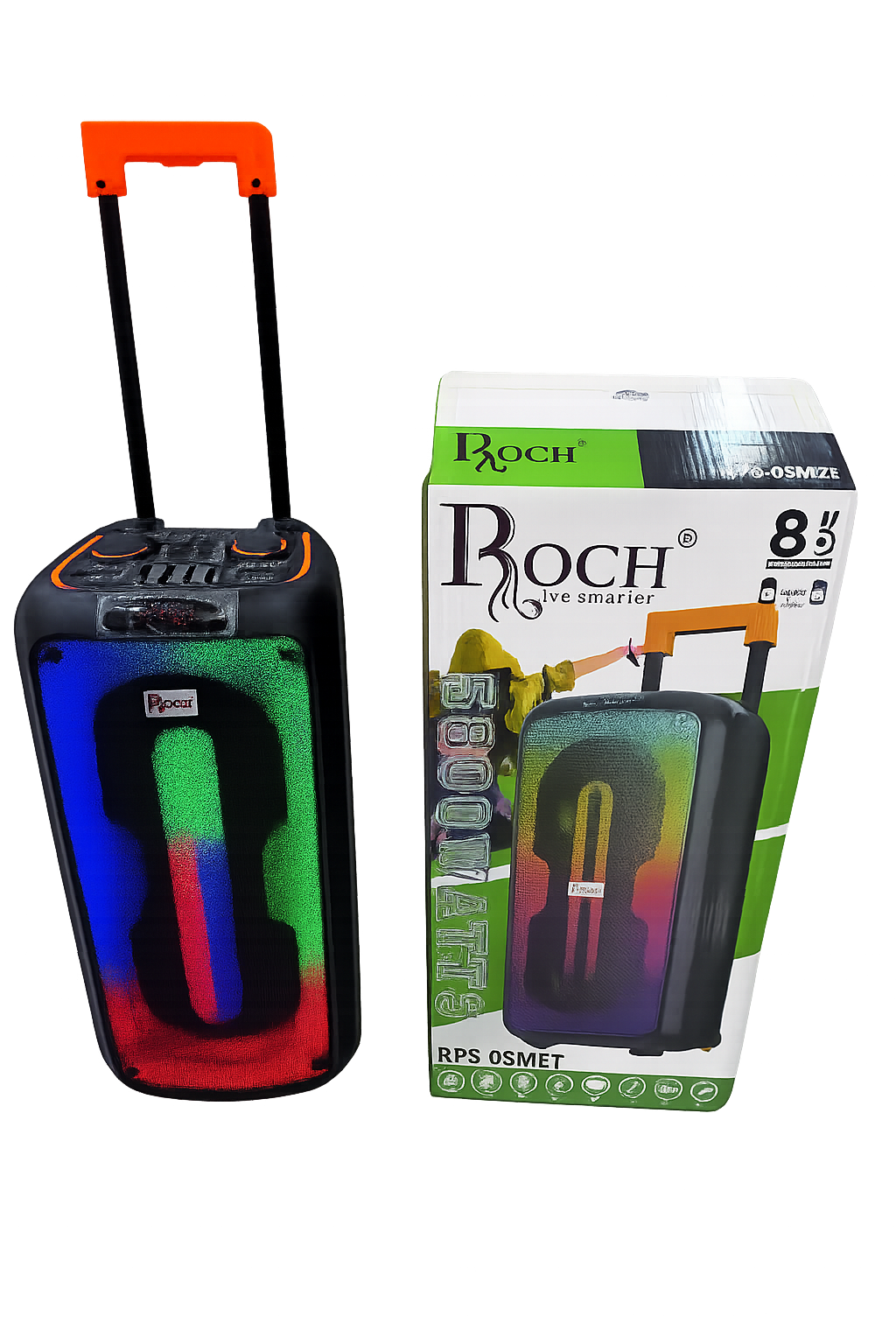 ROCH RECHARGEABLE PARTY SPEAKERRPS RPS-08M2T
