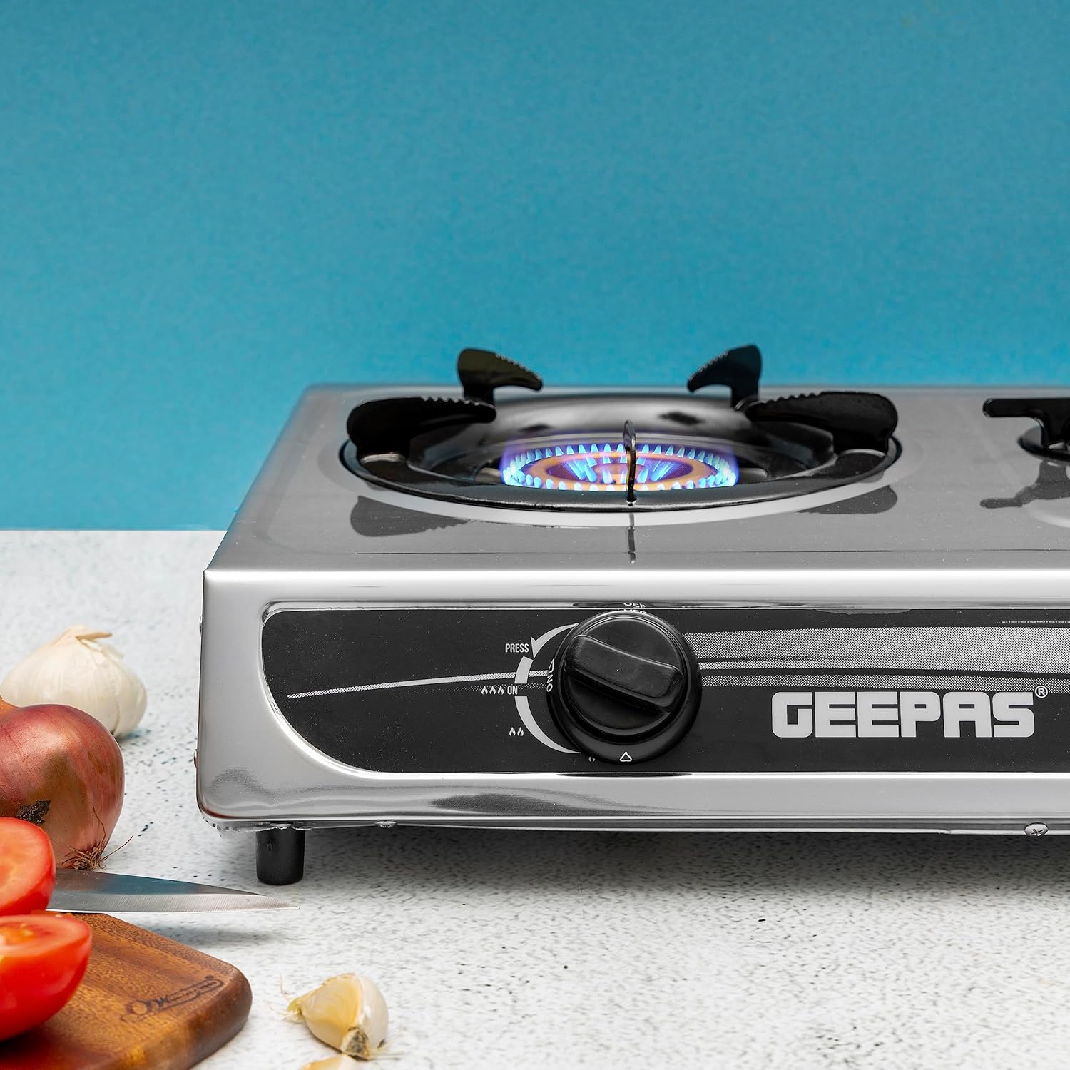 Geepas Stainless Steel Gas Cooker