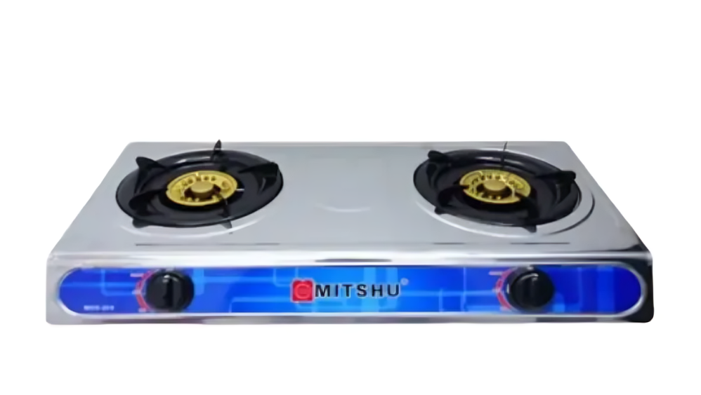 Mitshu Double Burner Gas Stove - MGS-203