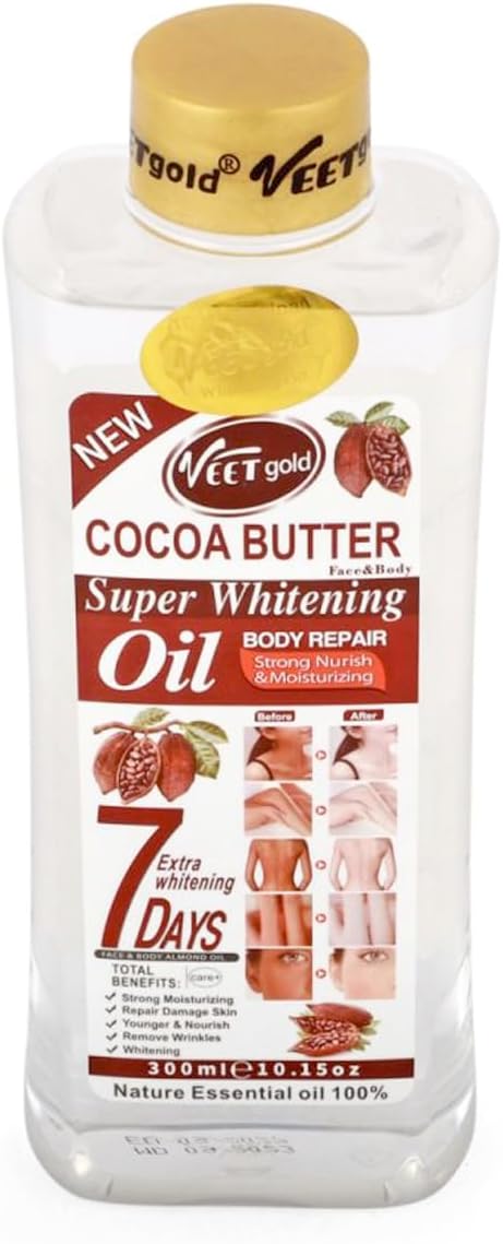 VeetGold Cocoa Butter Super Whitening Body Repair Oil 100ml