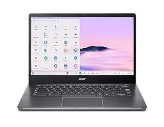 Acer Chromebook Plus 514 Laptop - 14" Full HD 1920 x 1080 IPS Display ,  Intel Core i3-N305 ,  8GB LPDDR5 ,  128GB SSD ,  Wi-Fi 6E ,  FHD Facial Auto Exposure Camera ,  Chrome OS ,  CB514-4H-38JA