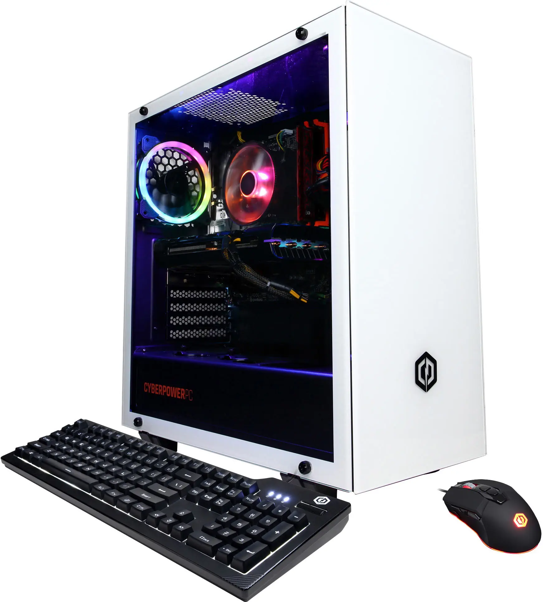 CyberPowerPC - Gamer Xtreme Gaming Desktop - Intel Core i5-12400F - 16GB Memory - NVIDIA GeForce RTX 3050 8GB - 1TB SSD - White