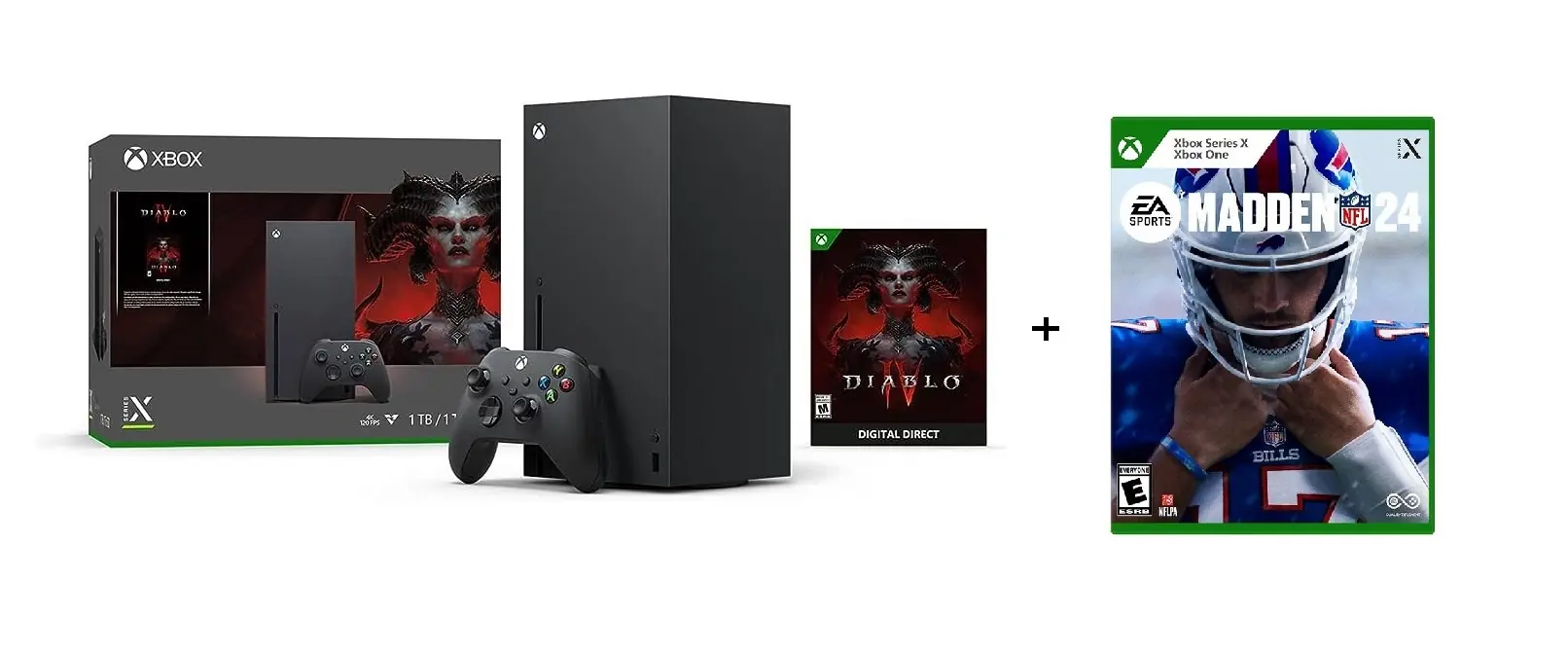 XBOX Series X - Diablo 4 + Madden '24 BUNDLE