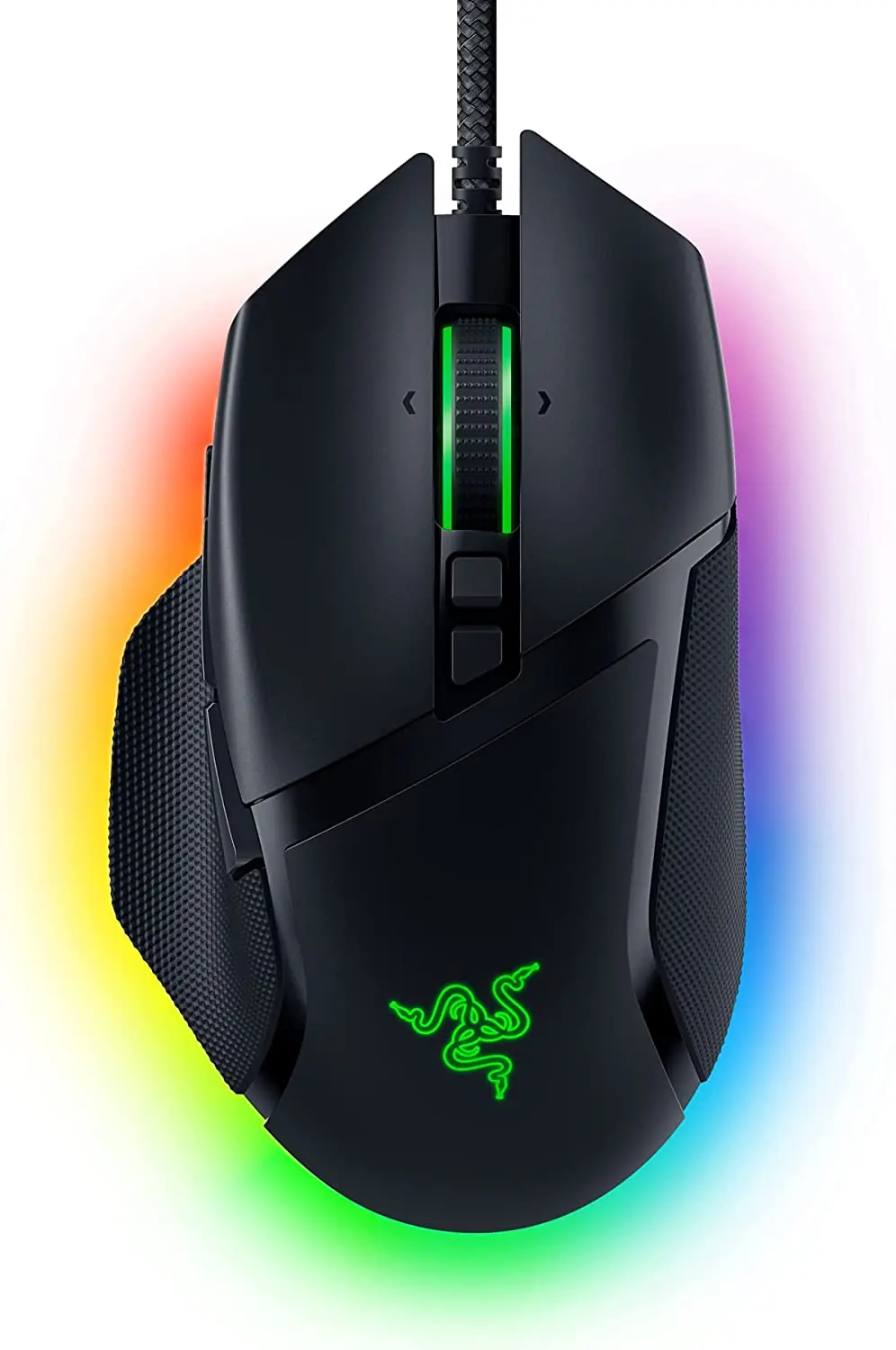 Razer - Basilisk V3 Wired Optical Gaming Mouse with Chroma RBG Lighting