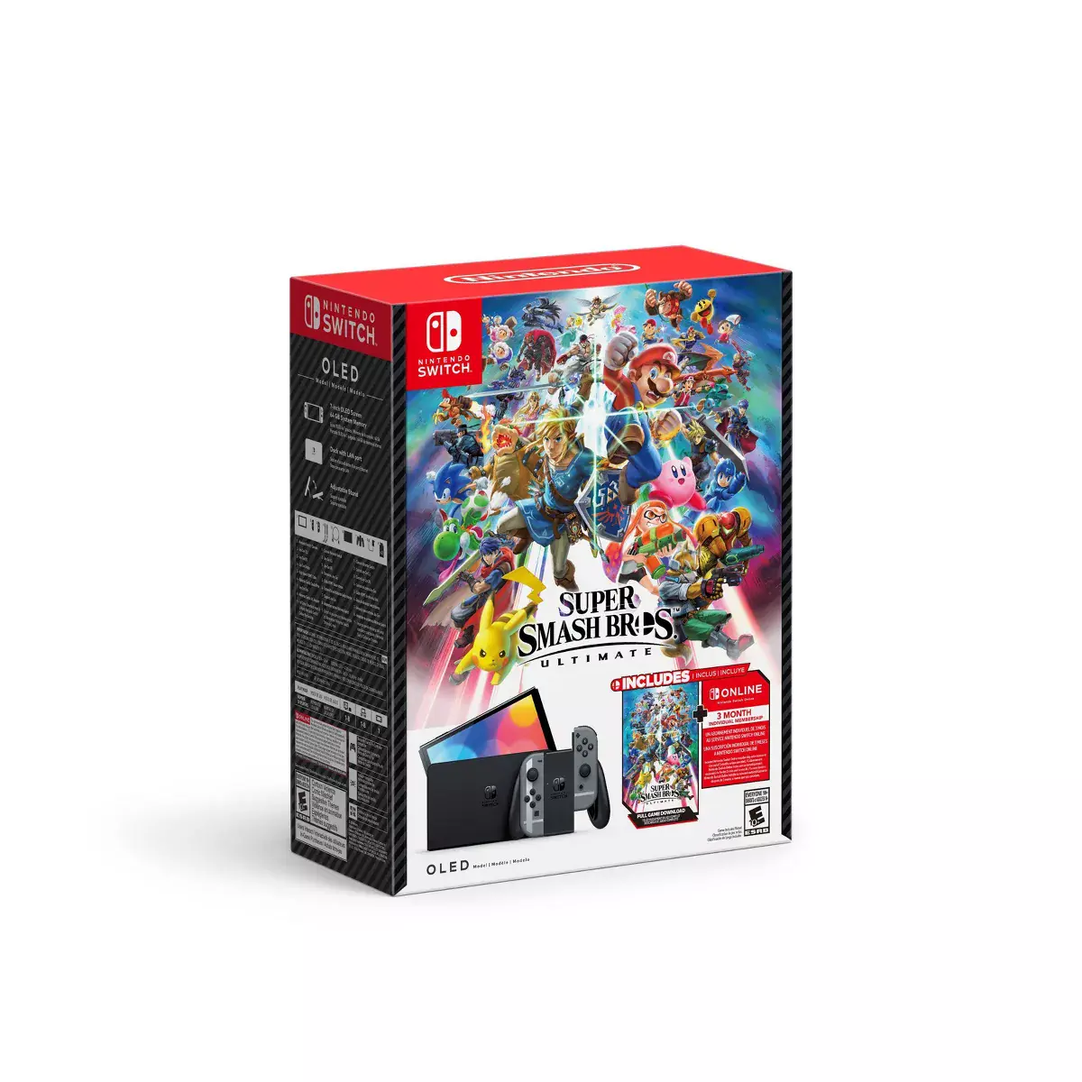 Nintendo Switch - OLED Model: Super Smash Bros Ultimate Bundle