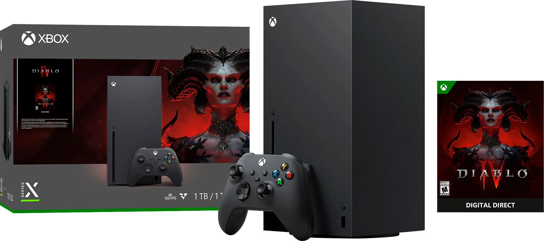 Microsoft - Xbox Series X 1TB Console - Diablo IV Bundle - Black