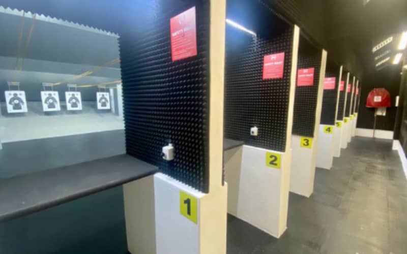 9mm HANDGUN SHOOTING EXPERIENCE at Suburban Guns Indoor Electronic Target System Shooting Range with a trained licensed instructor for only R519!