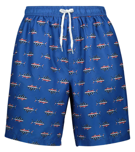 Men's STARS and STRIPES FISH Swim Shorts | Flook