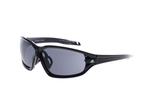 adidas Evil Eye Evo Shiny Black Sunglasses (Grey Lens)