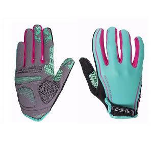 Lizzy Ladies Teal Wheelie Long Finger Gloves 