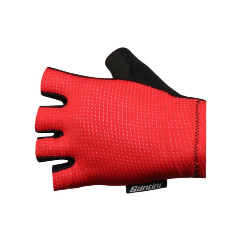 Santini Unisex Red Luce Summer Gloves