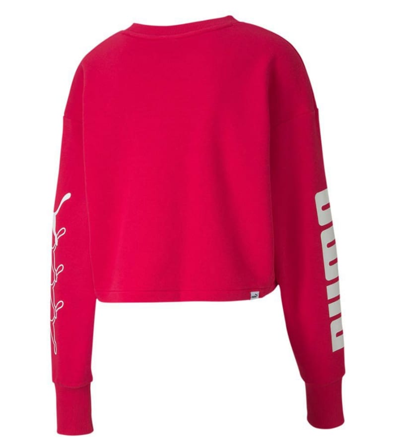 Puma Ladies REBEL Crew Sweater