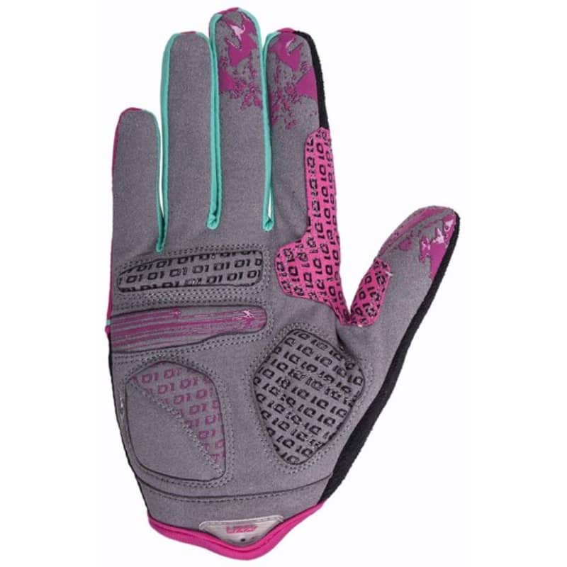 Lizzy Apex Teal/Pink Long Finger Gloves