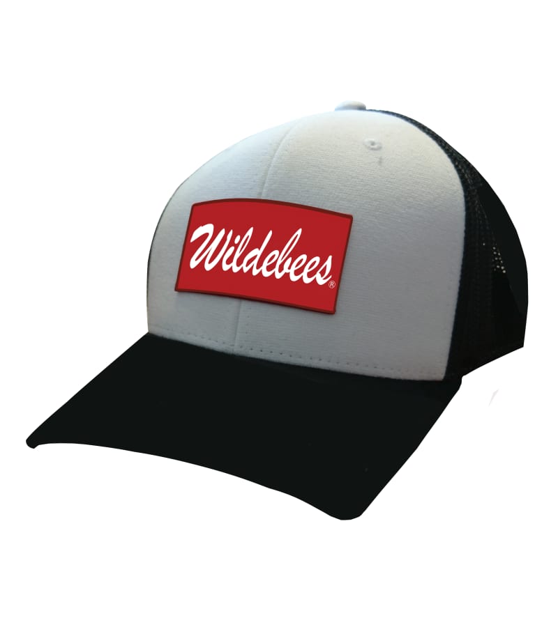 Wildebees Men's Canvas Trucker Cap (Black/White)-OSFA