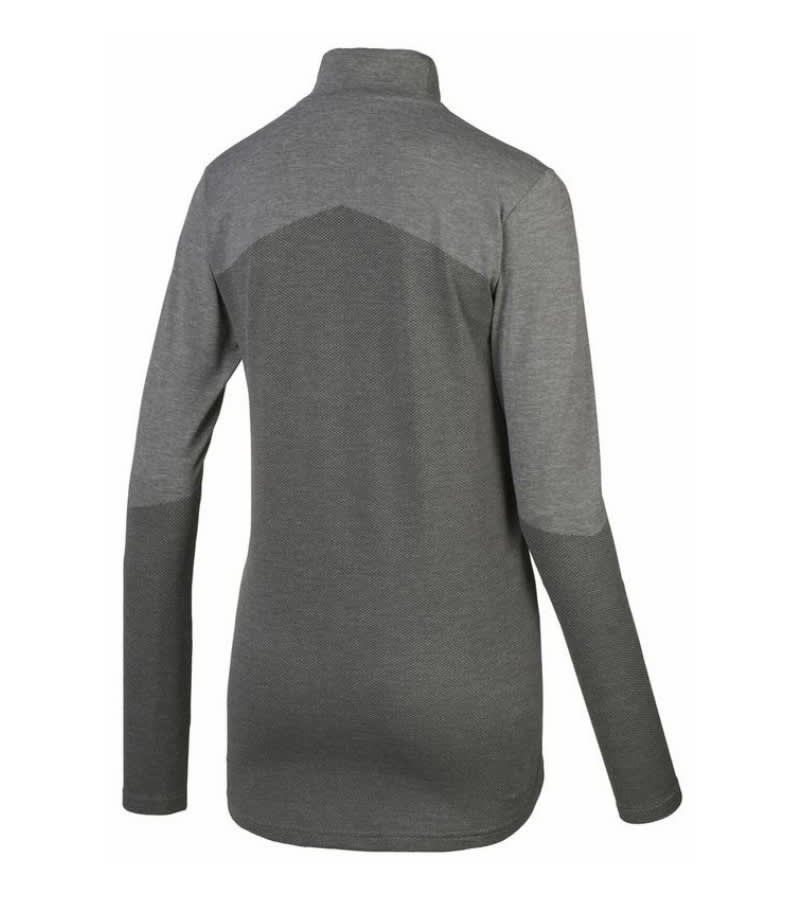 Puma Ladies evoKNIT Quarter Zip Pullover