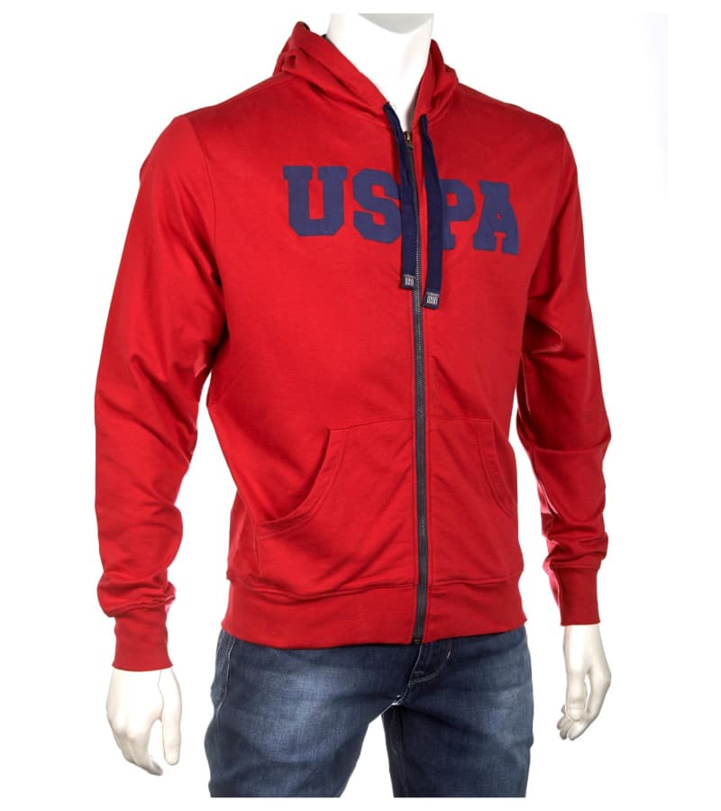 Men's USPA LOGO Hooded Full Zip Jacket