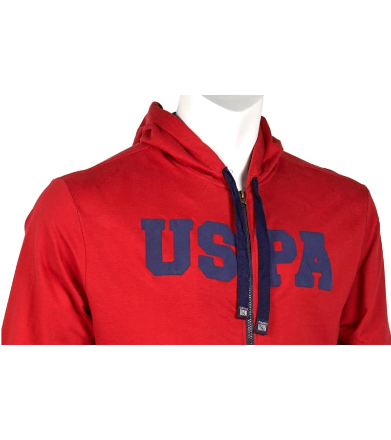 Men's USPA LOGO Hooded Full Zip Jacket