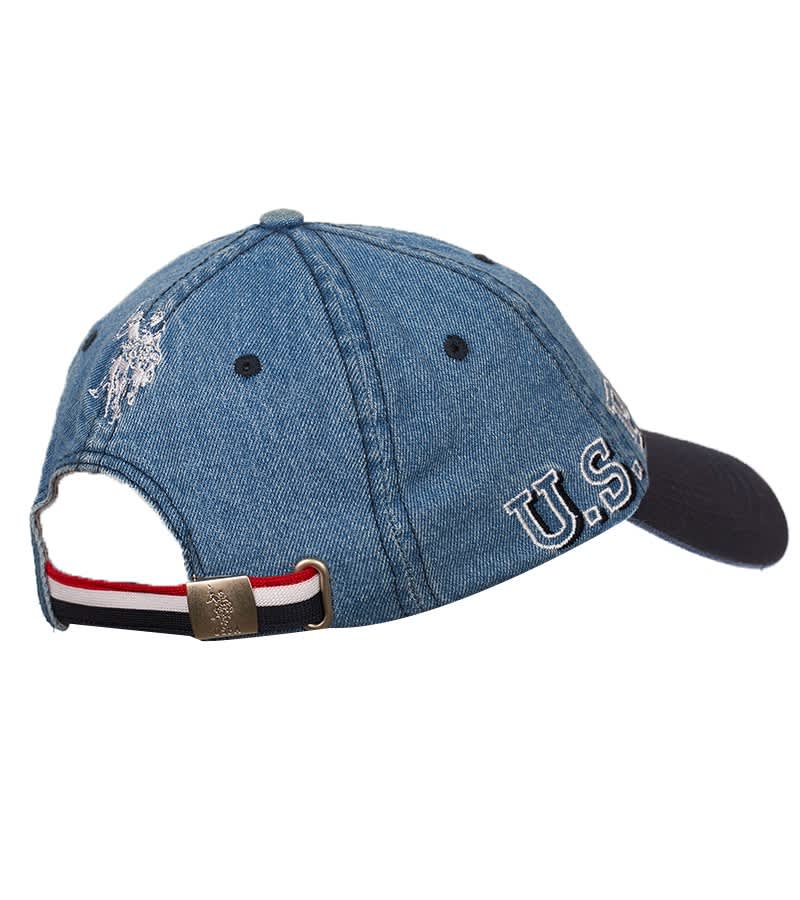 Men's 6 Panel Cotton Denim Cap