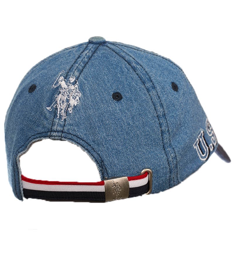 Men's 6 Panel Cotton Denim Cap