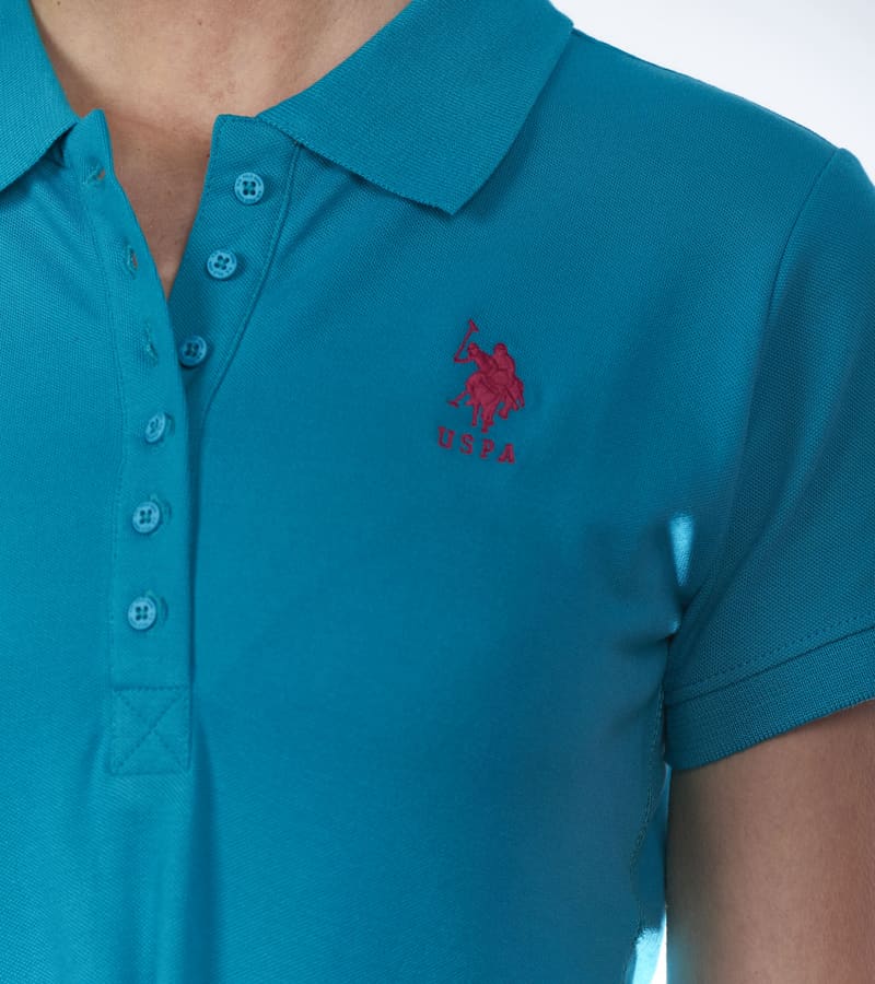 Ladies SMALL HORSEMAN LOGO Polo Golfer