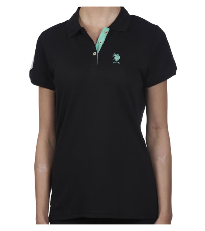 Ladies DUAL HORSEMAN LOGO Polo