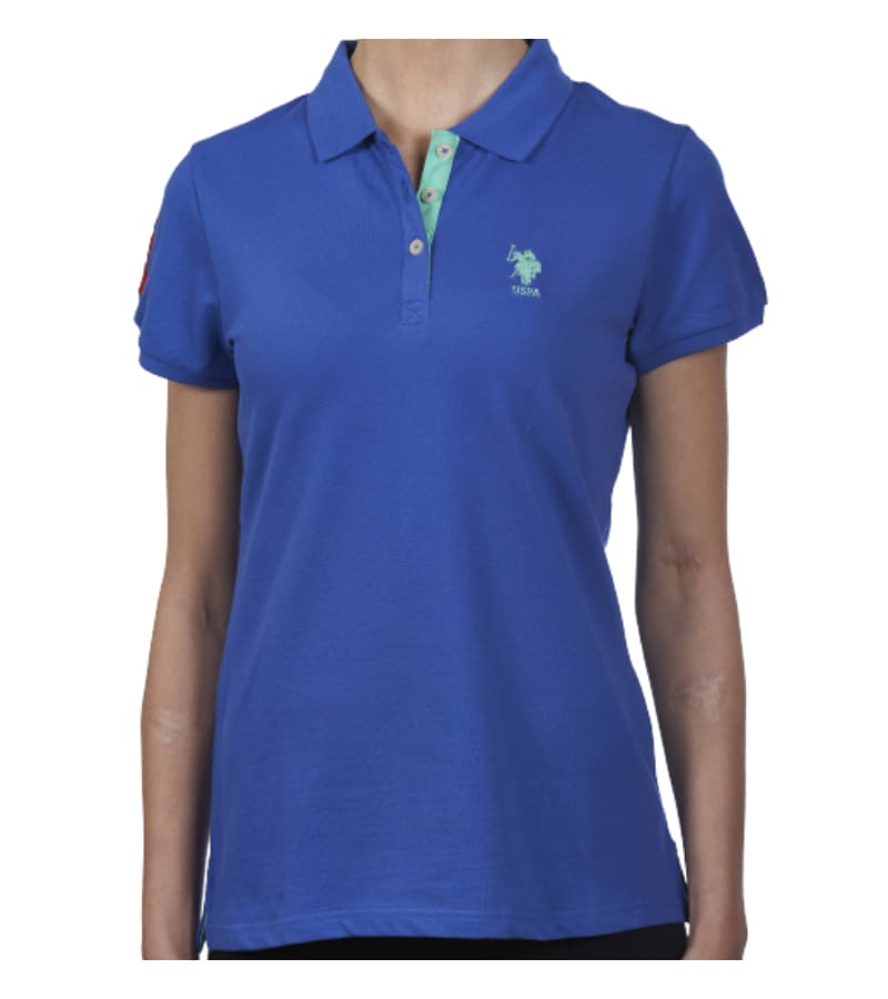 Ladies DUAL HORSEMAN LOGO Polo