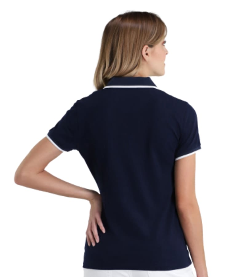 Ladies VNeck Polo Flook