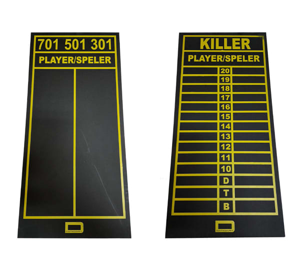 Killer & 701/501/301 Black Scoreboard Set