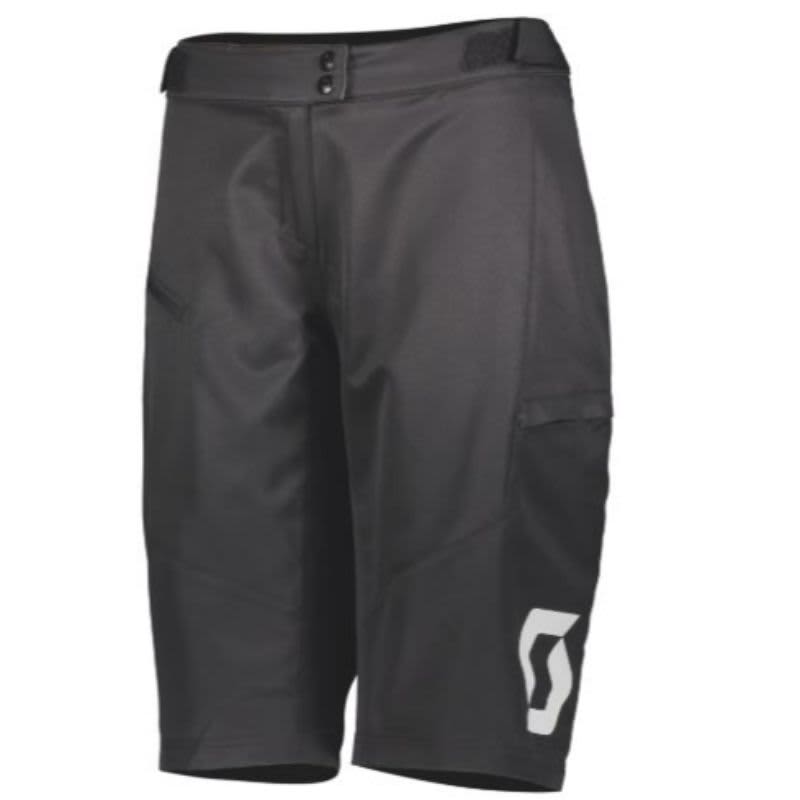 Scott Trail Vertic With Pad Women's Black Shorts | Flook