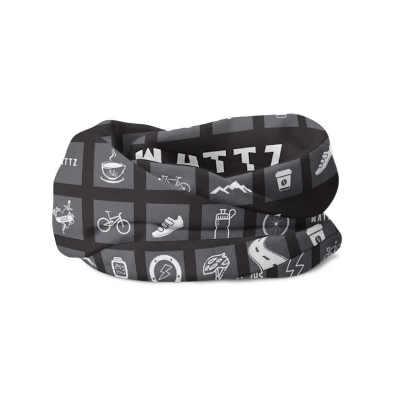 Wattz Unisex Luv Cycling Black Snood 