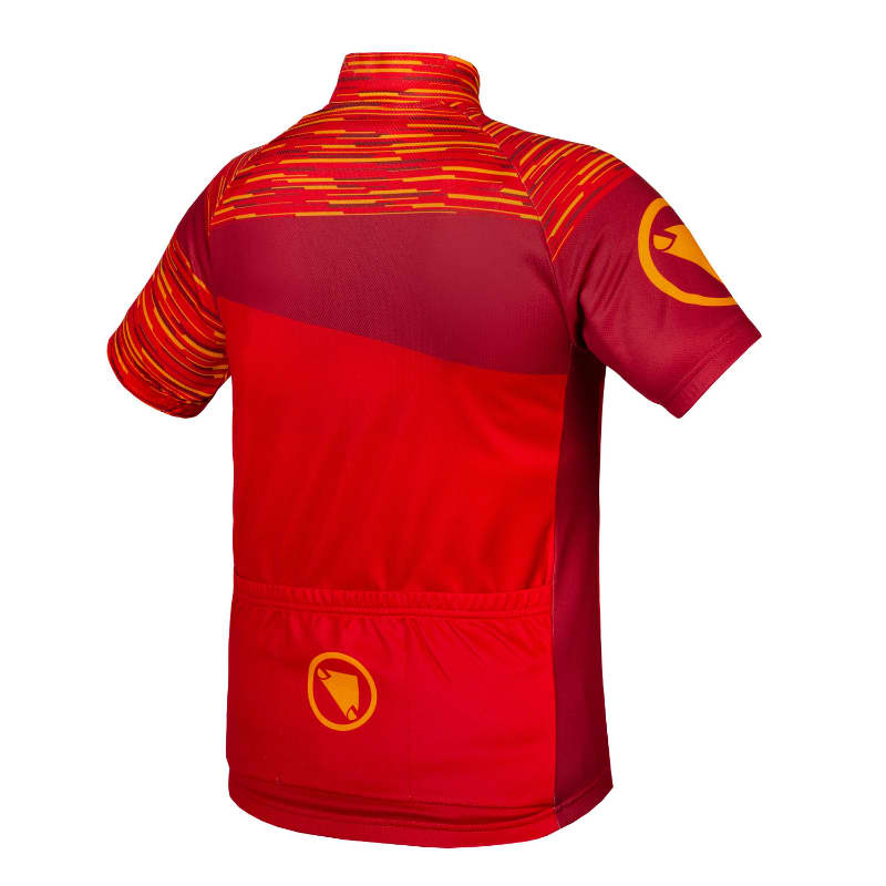 Endura Junior Tangerine Hummvee Ray Short Sleeve Jersey