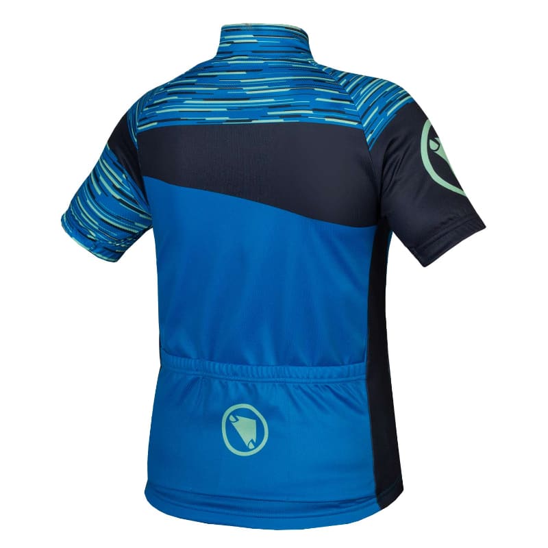 Endura Junior Blue Hummvee Ray Short Sleeves Jersey