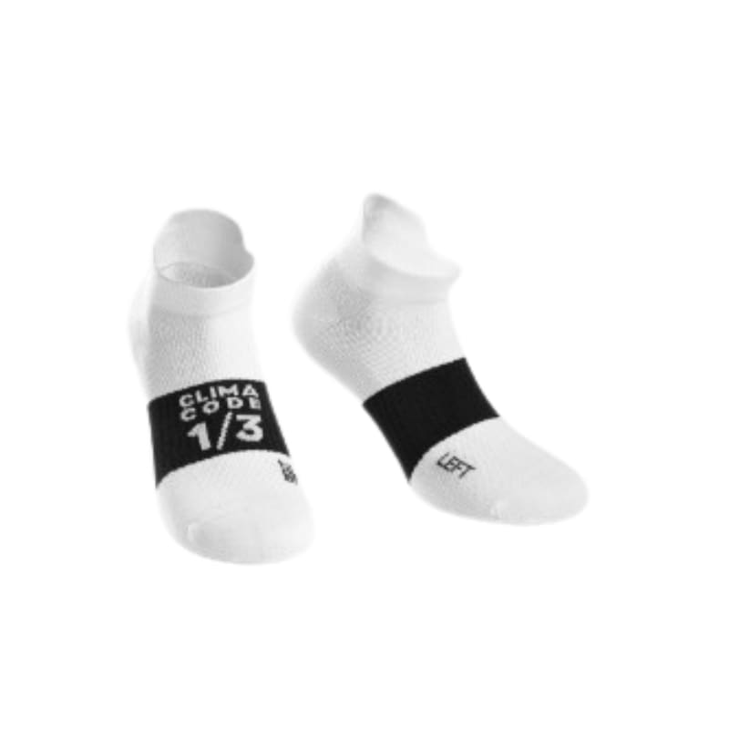 Assos White Hot Summer Socks | Flook