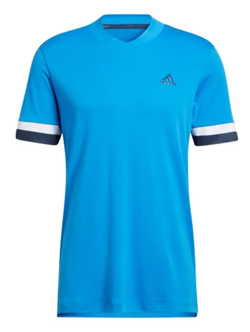 Adidas Heat RDY Solid Men’s Blue Polo Shirt