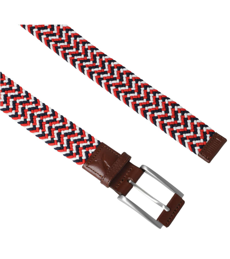 Men's Pars and Stripes Weave Belt | Flook