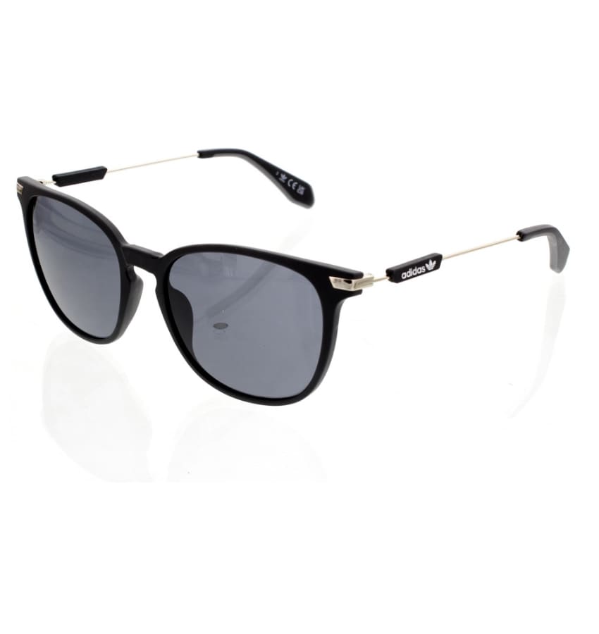 Unisex Original Square Shape Sunglasses (Matte Black Frame, Smoke/Pantone Cool Grey Lens)