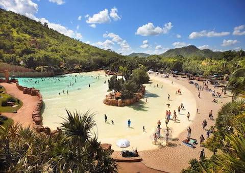 Sun City Cascades: 2 Night Stay for TWO + 2-Ball at Lost City GC + 2-Ball at Gary Player CC + Breakfast + Access to Valley of the Waves
