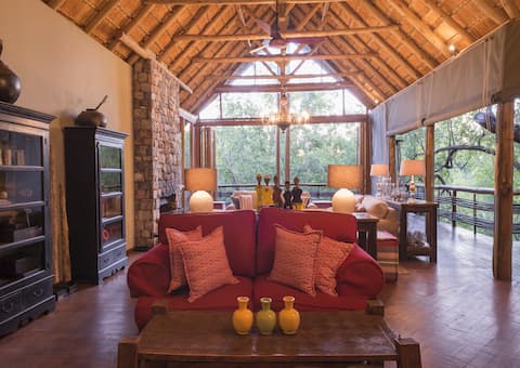 THAKADU River Camp, Madikwe Game Reserve: 1 Night Stay for Couples + Families + All Meals + 2 Game Drives per night!