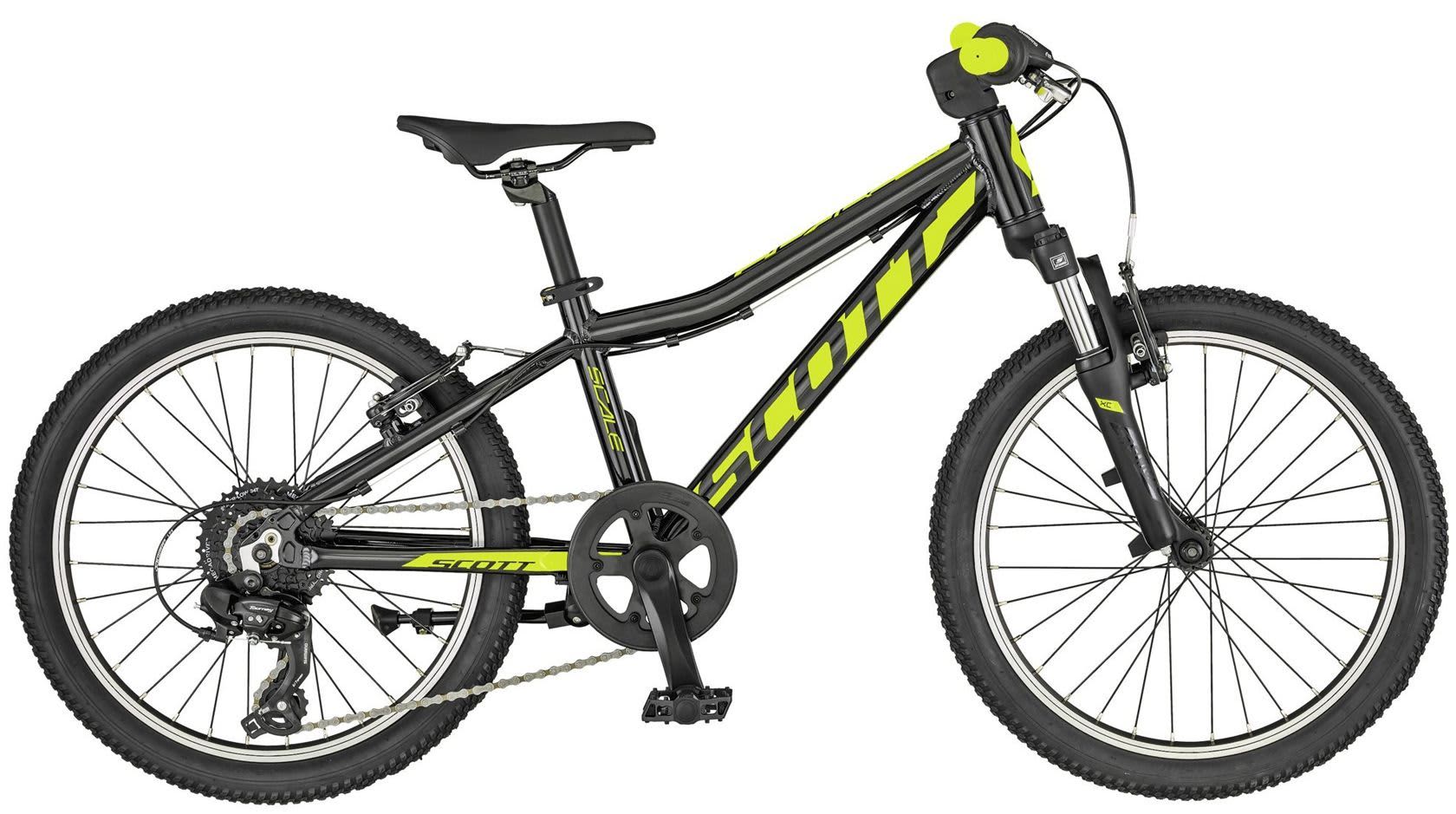 2018 Scott Scale Black/Yellow 20  Boys Bike