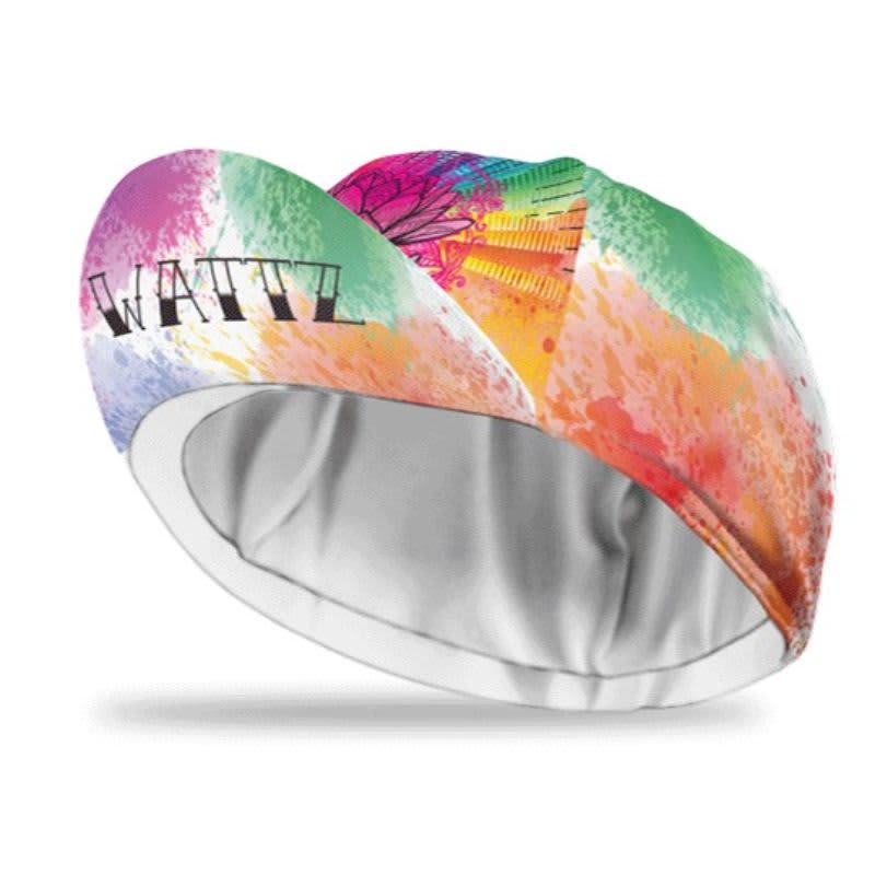 Wattz Ladies Rainbow Stripes Cap