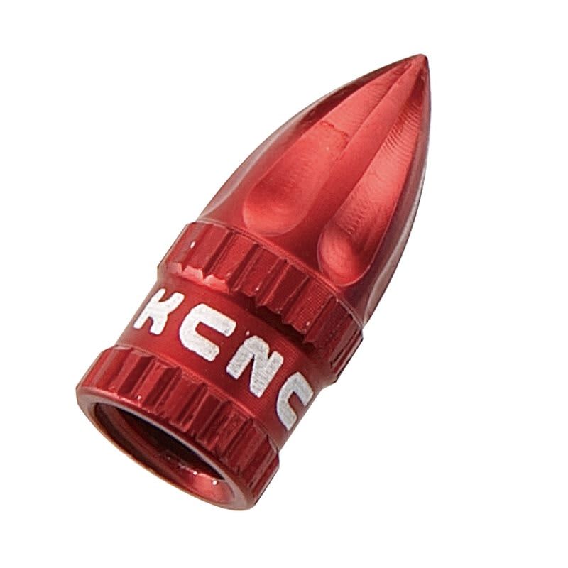 KCNC Cap Presta Pair Red