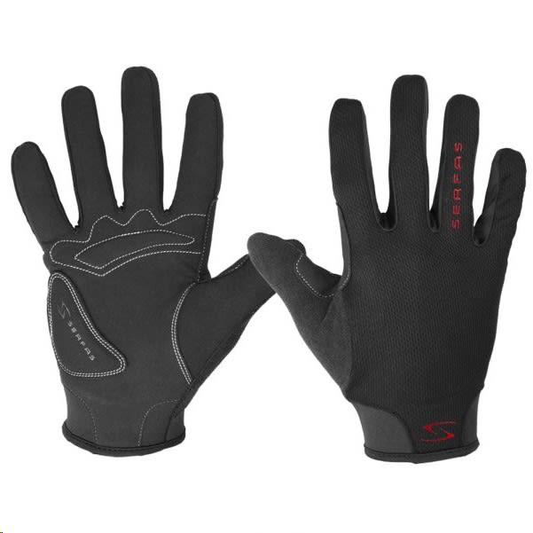 Serfas Starter Ladies Black Long Finger Gloves