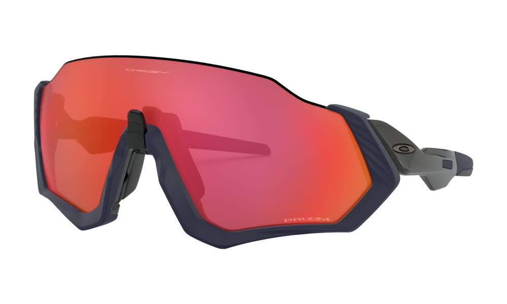 Oakley Flight Jacket Prizm Trail Torch Matte Navy Sunglasses