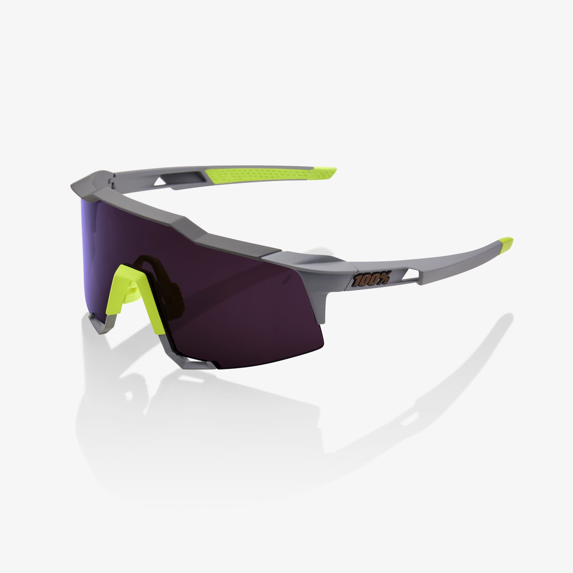 100% Speedcraft Midnight Mauve Purple Lens Sunglasses100% Speedcraft Midnig