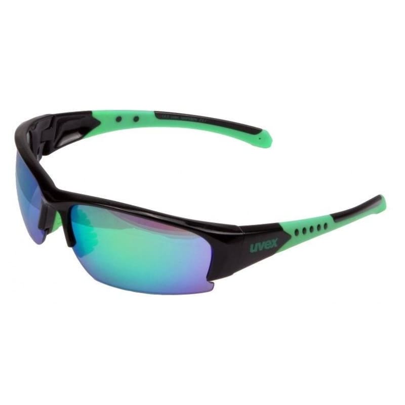 Uvex Black/Green Sportstyle Sunglasses